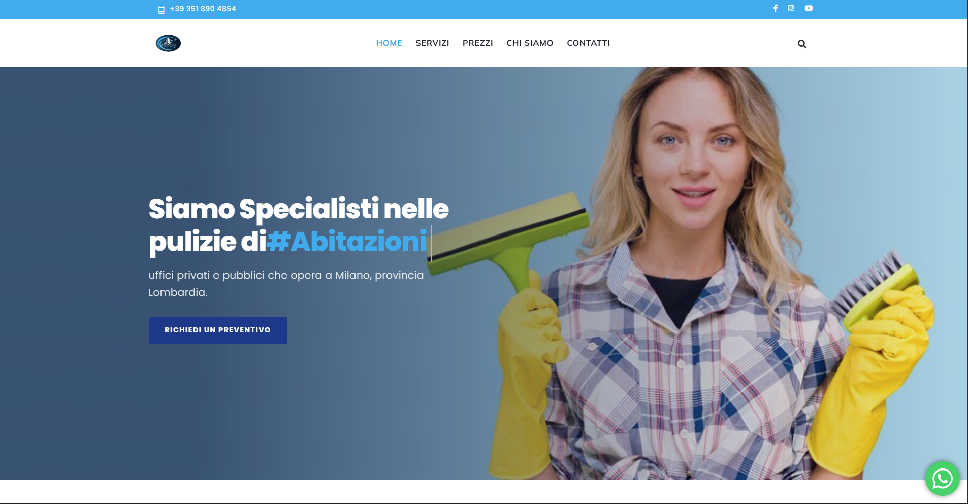 Delivered homepage design